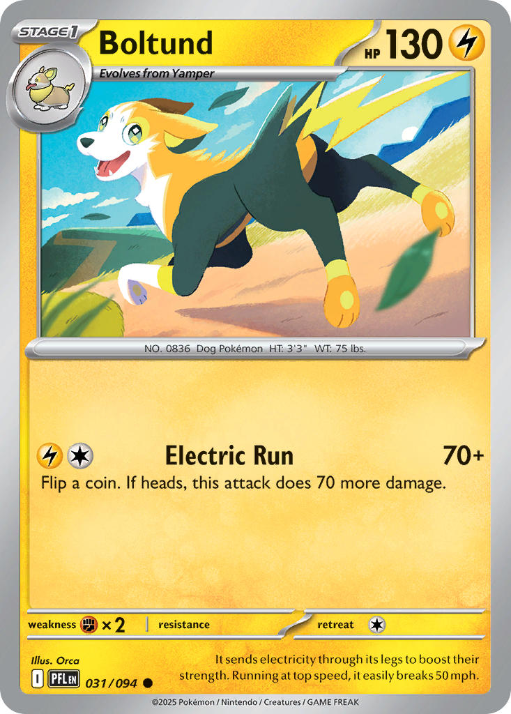 Boltund - Phantasmal Flames (Common) [PFL-031] English / Near Mint / Normal