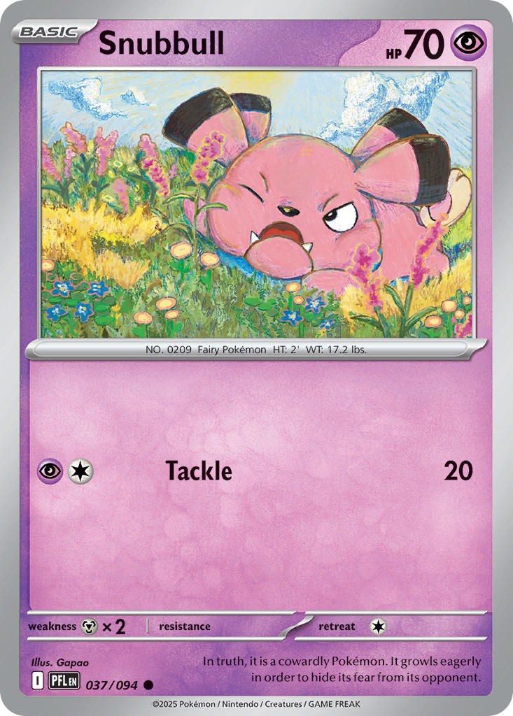 Snubbull - Phantasmal Flames (Common) [PFL-037] English / Near Mint / Normal