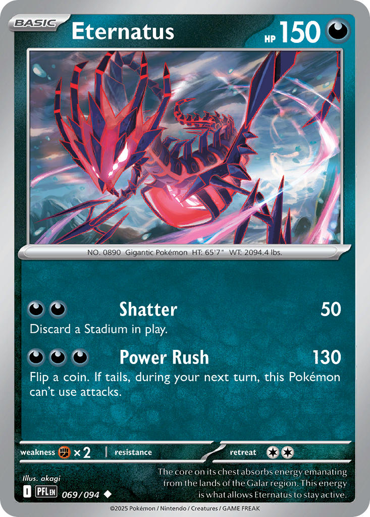 Eternatus - Phantasmal Flames (Uncommon) [PFL-069] English / Near Mint / Normal