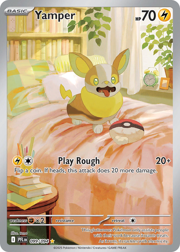 Yamper - Phantasmal Flames (Illustration Rare) [PFL-099] English / Near Mint / Normal