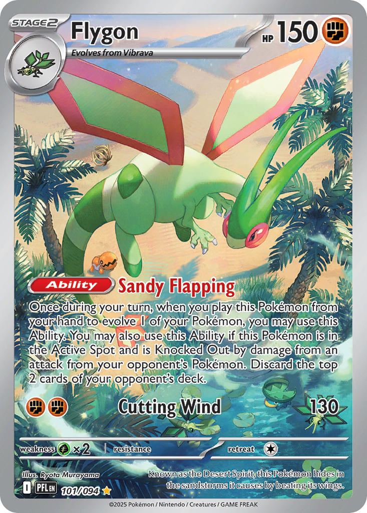 Flygon - Phantasmal Flames (Illustration Rare) [PFL-101] English / Near Mint / Normal