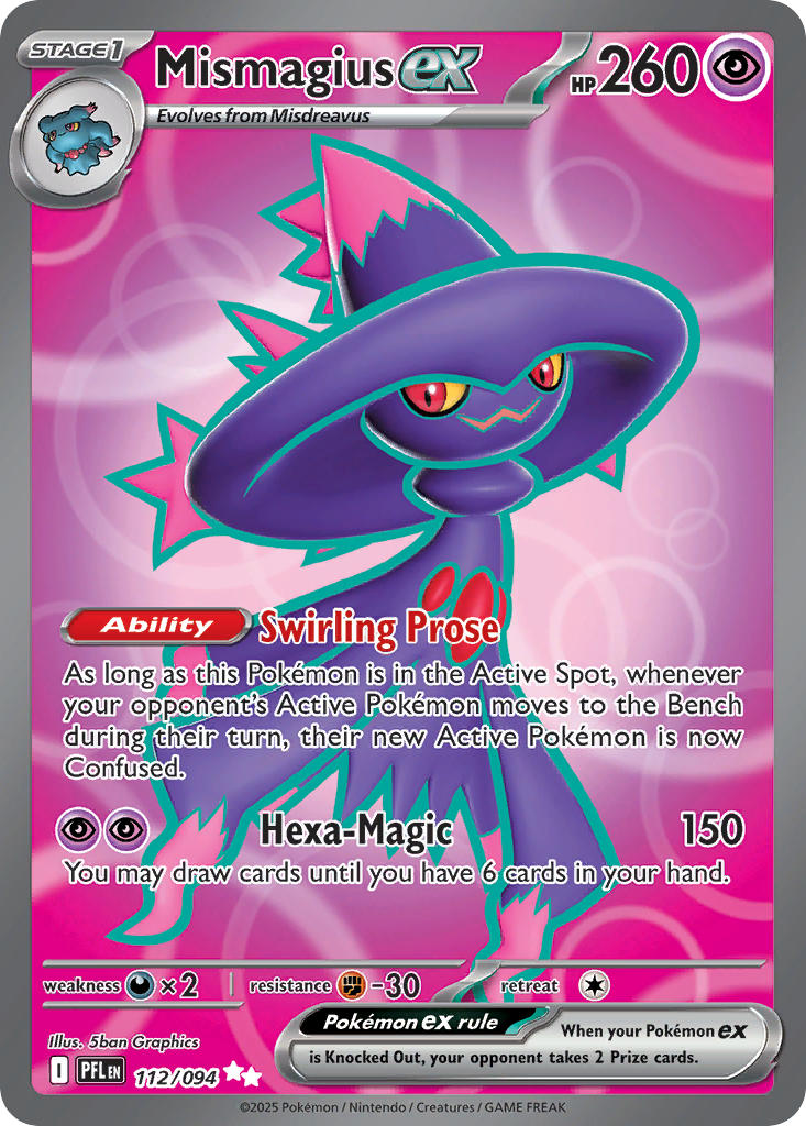 Mismagius ex - Phantasmal Flames (Ultra Rare) [PFL-112] English / Near Mint / Normal
