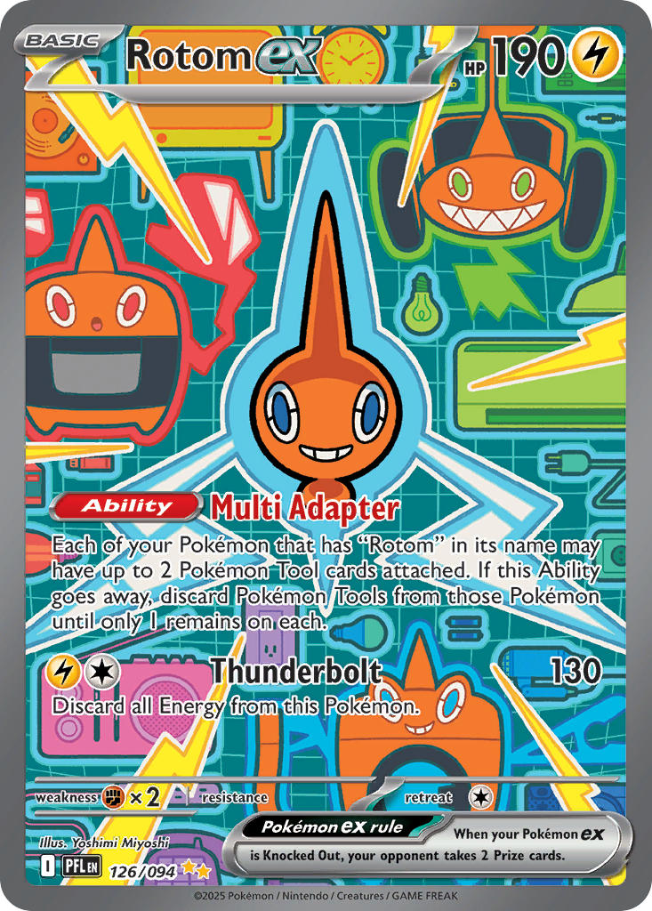 Rotom ex - Phantasmal Flames (Special Illustration Rare) [PFL-126] English / Near Mint / Normal