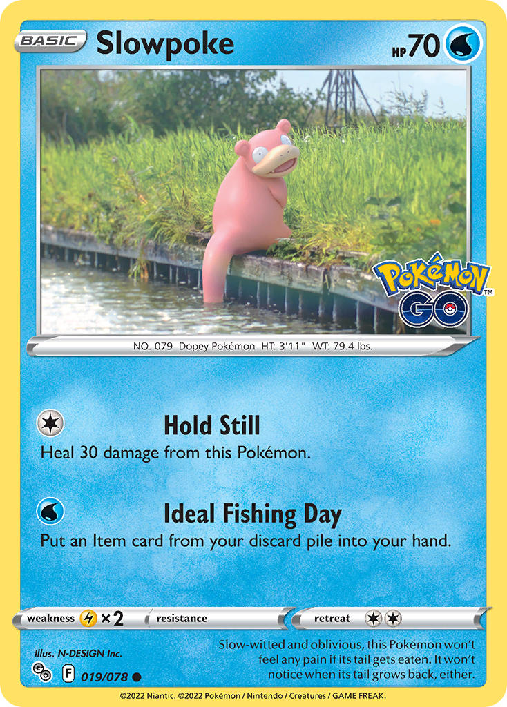 Slowpoke - Pokémon GO (Common) [PGO-019] English / Near Mint / Normal