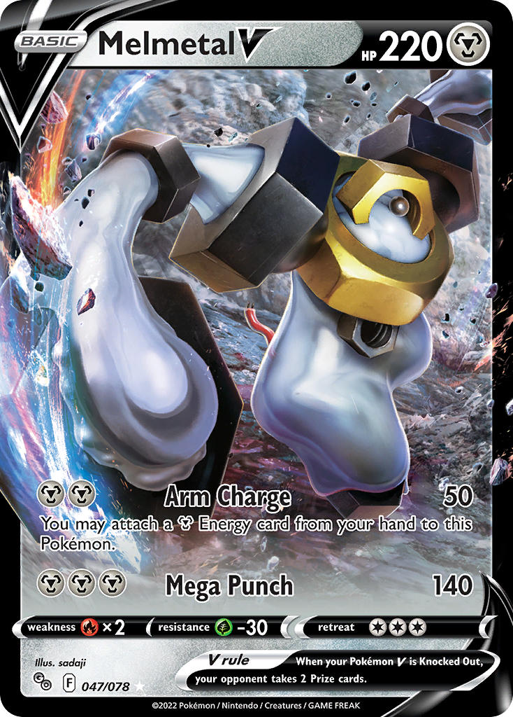 Melmetal V - Pokémon GO (Ultra Rare) [PGO-047] English / Near Mint / Normal
