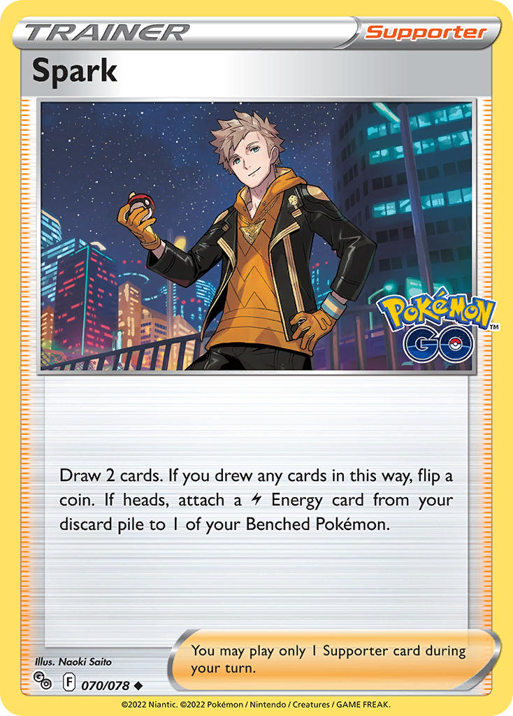 Spark - Pokémon GO (Uncommon) [PGO-070] English / Near Mint / Normal
