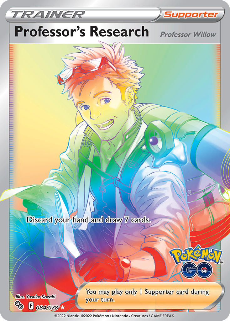Professor's Research - Pokémon GO (Secret Rare) [PGO-084] English / Near Mint / Normal