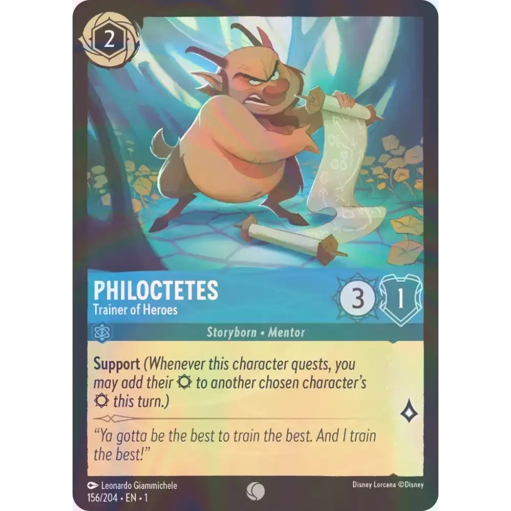 Philoctetes - Trainer of Heroes - Foil (Common) - 156/204