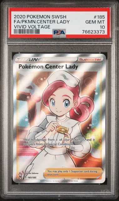 Pokémon Center Lady - Vivid Voltage (Ultra Rare) [185] Kortspil