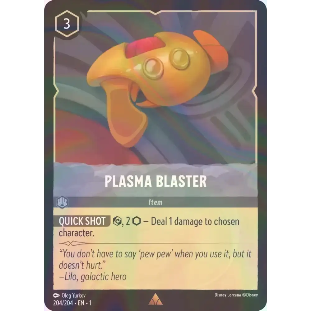 Plasma Blaster - Foil (Rare) - 204/204 - Disney Lorcana