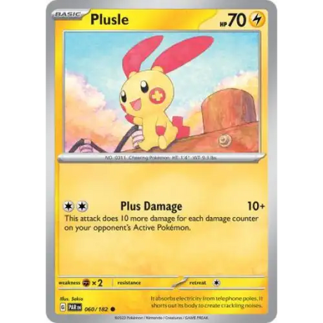 Plusle - 060/182 - Enkeltkort