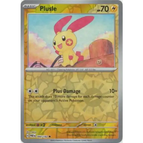 Plusle - Reverse - 060/182 - Enkeltkort