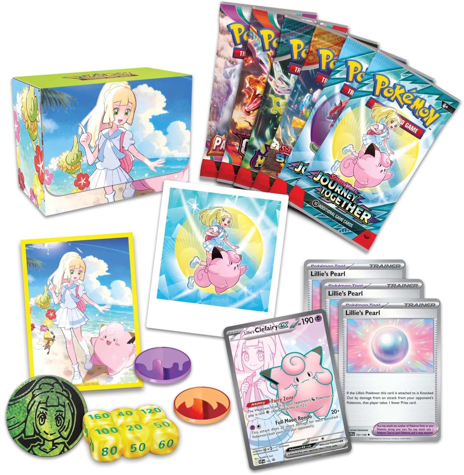 Pokémon TCG: Lillie (Lillie's Clefairy ex) - Premium Tournament Collection