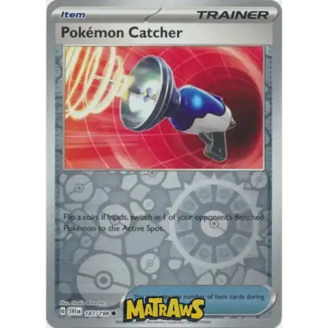 Pokémon Catcher - Reverse - 187/198 Enkeltkort Scarlet & Violet Base Set 