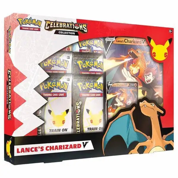 Pokémon: Celebrations V Box - Lance's Charizard (25 års jubilæum) Pokémon TCG Pokémon 