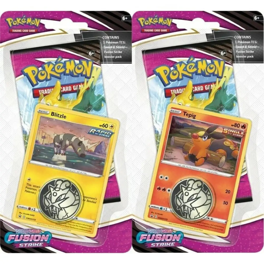 Pokémon: Fusion Strike Checklane Blister Pack Collectible Trading Cards Pokémon 