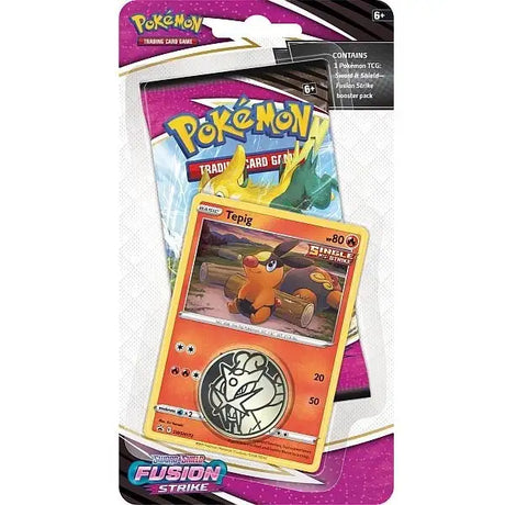 Pokémon: Fusion Strike Checklane Blister Pack Collectible Trading Cards Pokémon Tepig Promo 