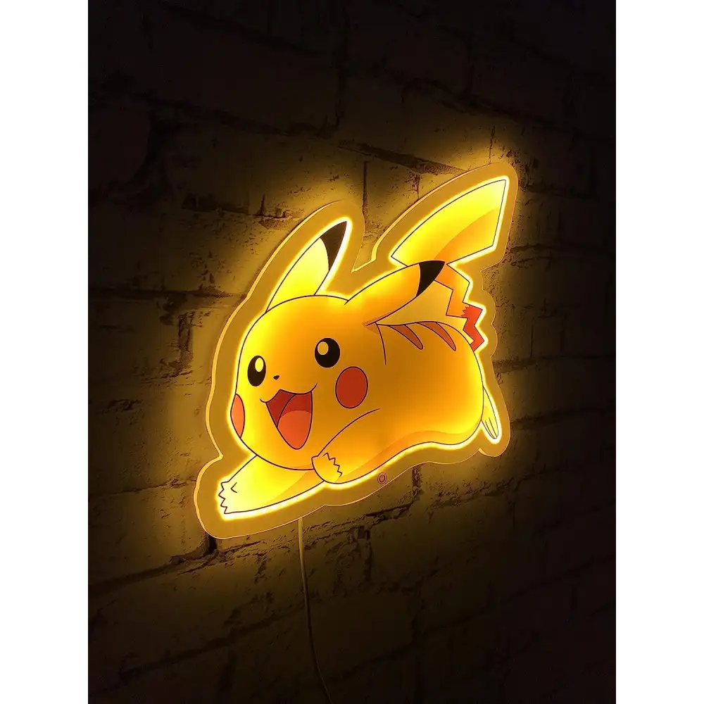 Pokémon: Pikachu LED Væg-Lampe - LED Lampe