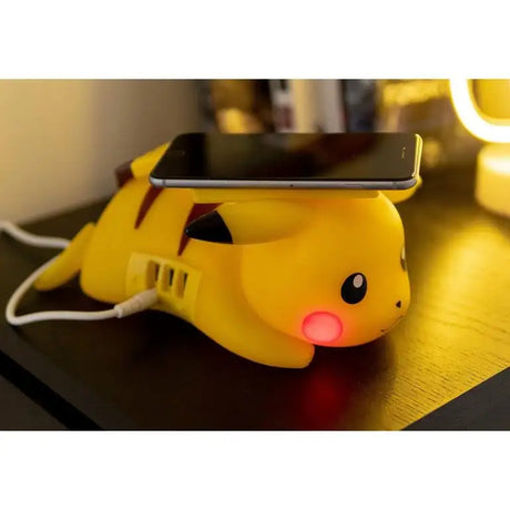 Pokémon: Pikachu Wireless Charger - Oplader - LED Lampe