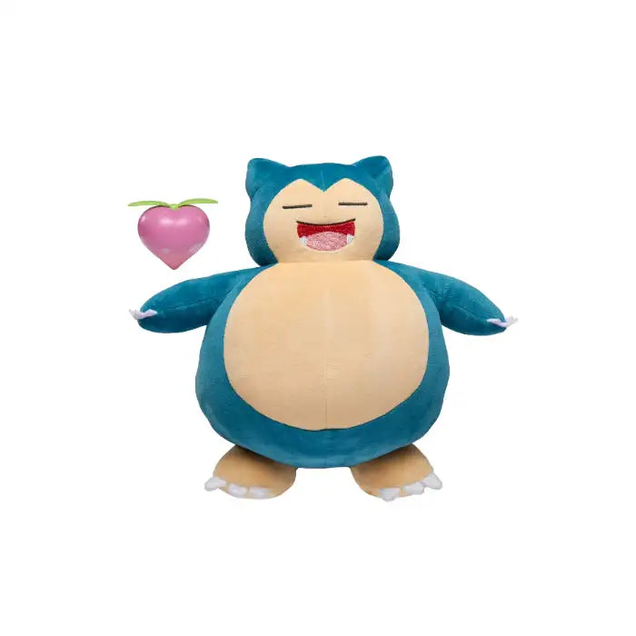 Pokémon: Snooze Action Snorlax Bamse - 27 cm Tøjdyr Pokémon 