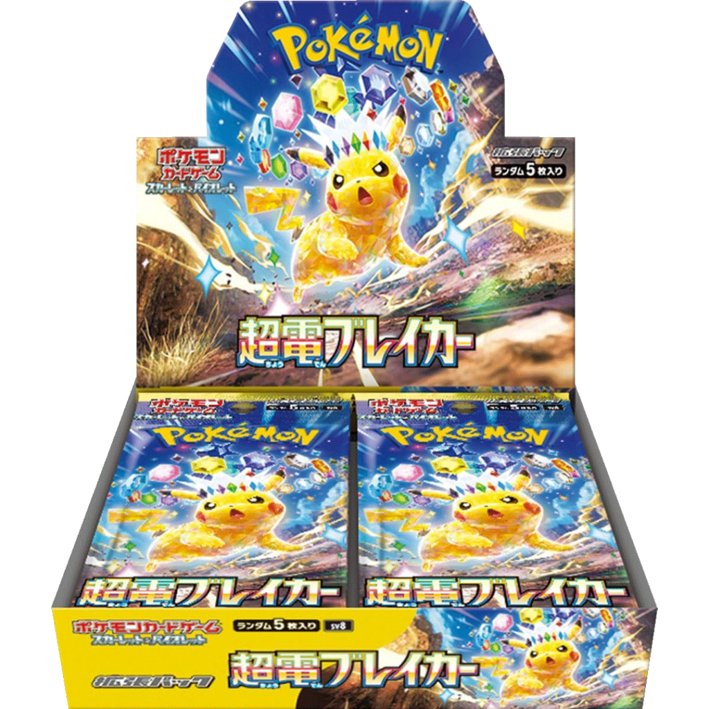 Pokémon TCG SV8 Super Electric Breaker Booster Box Japansk Kortspil