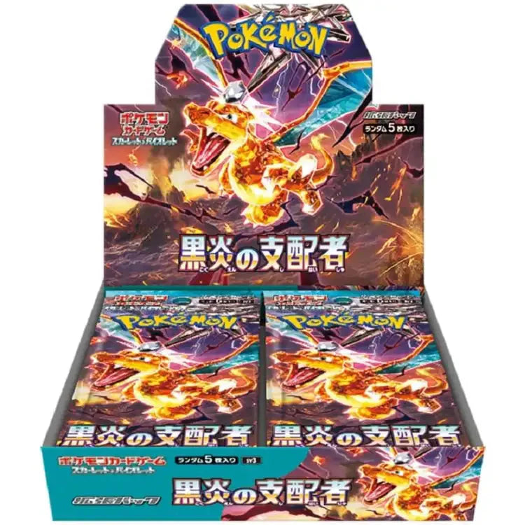 Pokemon S&V: Black Flame Ruler, Japansk Booster Box - ADLR Poké-Shop