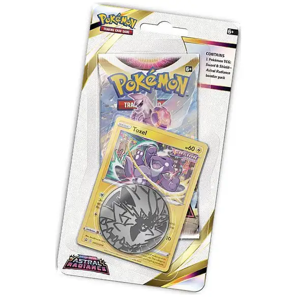 Pokémon: Sword & Shield Astral Radiance Checklane Blister - 1-Pack Samlekort Pokémon Toxel Promo 