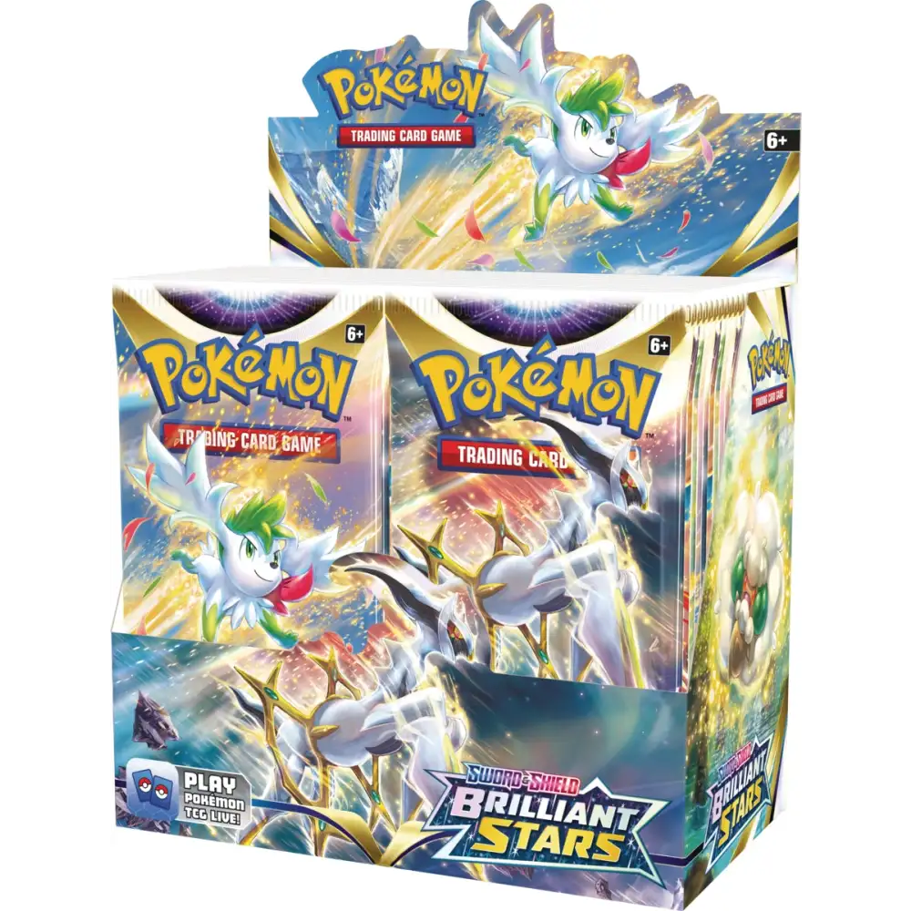 Pokémon: Sword & Shield Brilliant Stars Booster Box Collectible Trading Cards Pokémon 