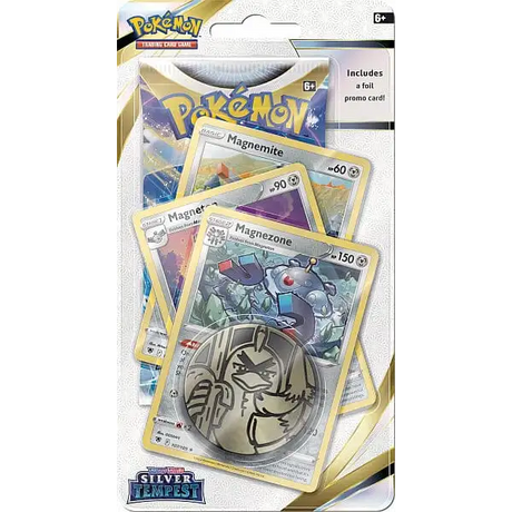 Pokémon: Sword & Shield Silver Tempest Premium Checklane Blister - Magnezone Samlekort Pokémon 