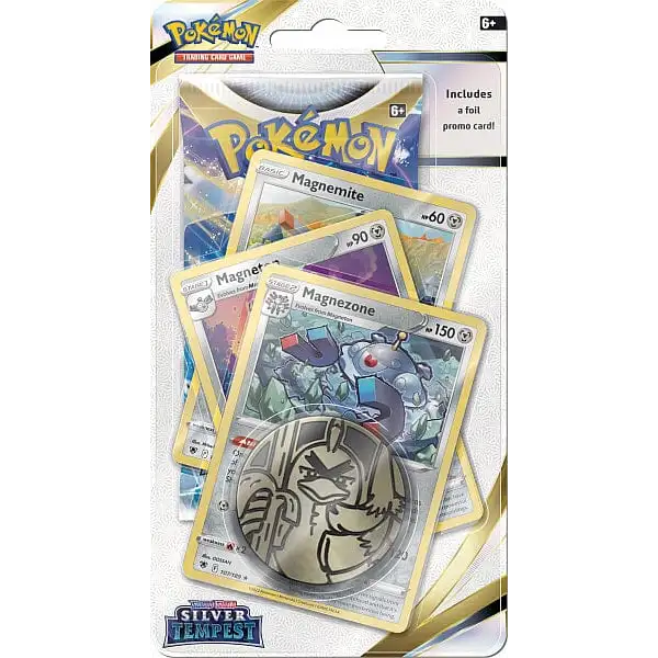 Pokémon TCG: Sword & Shield: Silver Tempest Premium Checklane Blister - Magnezone