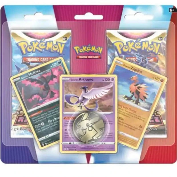 Pokemon SWSH: Galarian Articuno/Zapdos/Moltres 2-Pak Blister - ADLR Poké-Shop