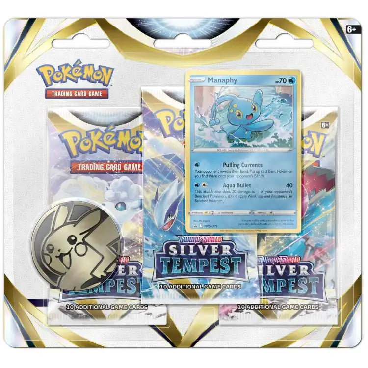 Pokemon SWSH: Silver Tempest 3-Pak Blister - ADLR Poké-Shop