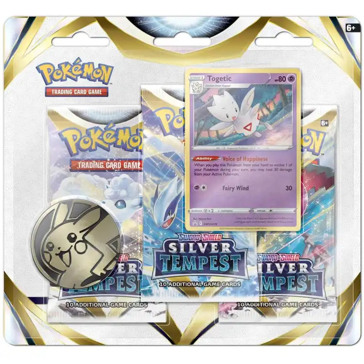 Pokemon SWSH: Silver Tempest 3-Pak Blister - ADLR Poké-Shop