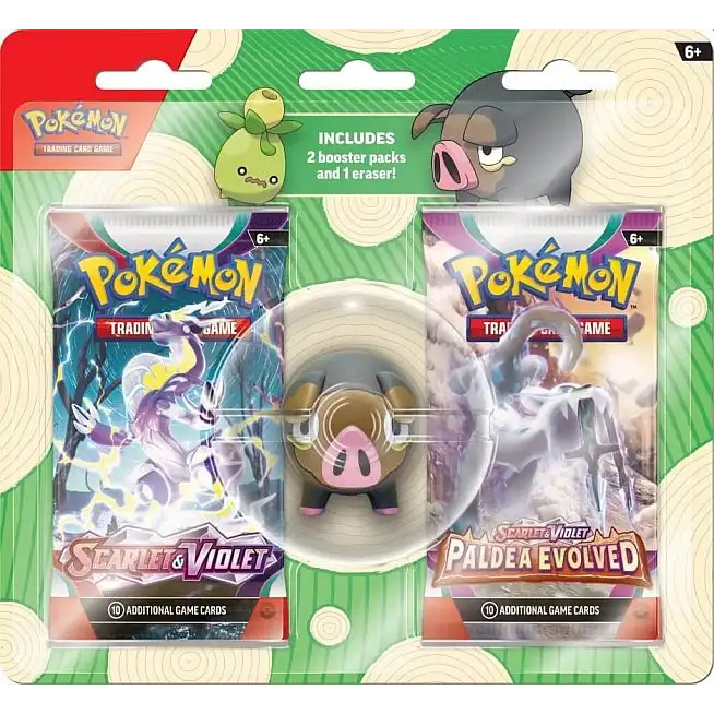 Pokémon TCG: Blister Pack Viskelæder Back to School 2023 - Lechonk