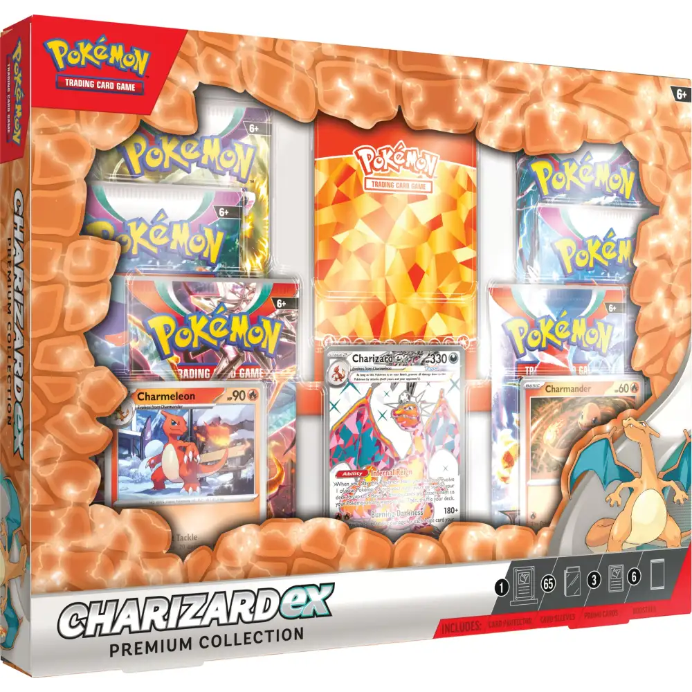 Pokémon TCG: Charizard ex Premium Collection Box - Ultra