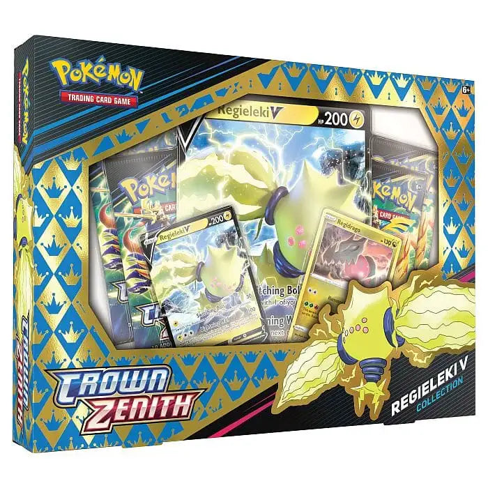 Pokémon TCG: Crown Zenith V Box - Regieleki V Samlekort Pokémon 