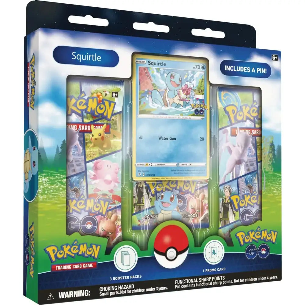 Pokémon TCG: Pokémon GO Pin Collection - Squirtle Samlekort Pokémon 