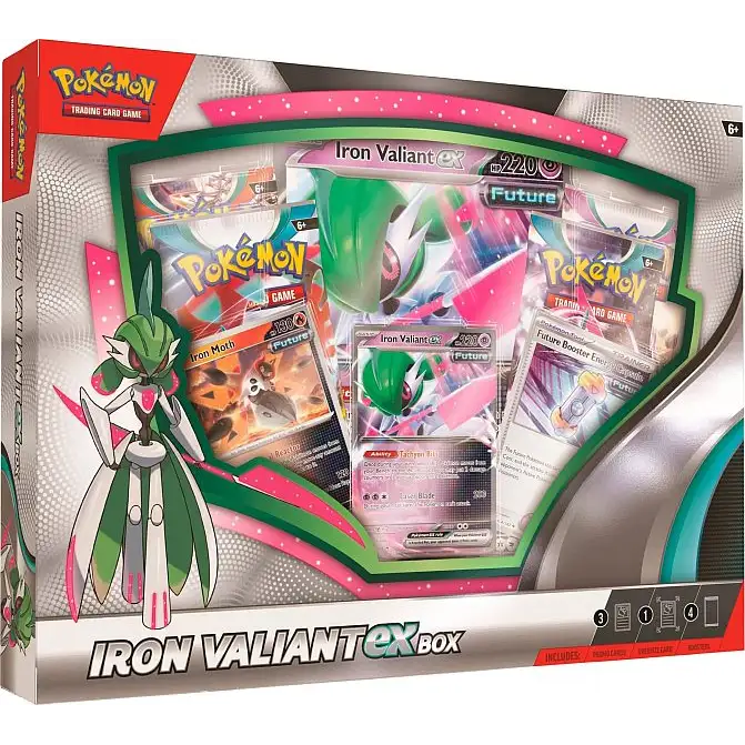 Pokémon TCG: Iron Valiant ex Box - Samlekort
