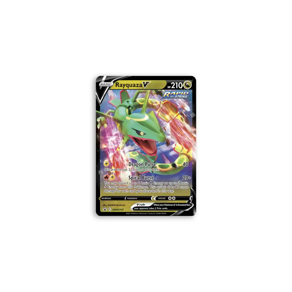 Pokémon TCG: Rayquaza V Battle Deck Collectible Trading Cards Pokémon 