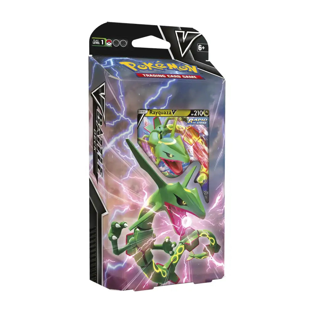 Pokémon TCG: Rayquaza V Battle Deck Collectible Trading Cards Pokémon 