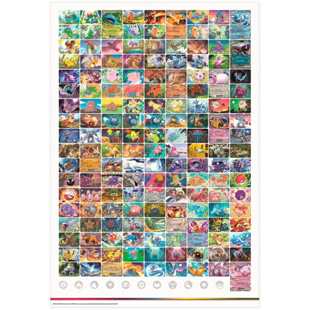 Pokémon TCG: Scarlet & Violet: ’151’ Poster Collection