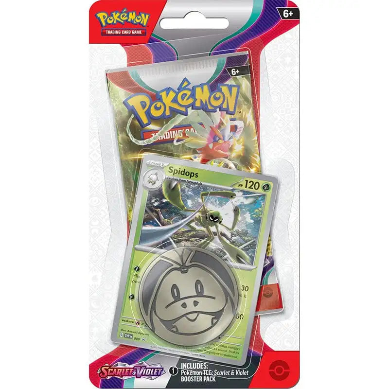 Pokémon TCG: Scarlet & Violet Checklane Blister - Spidops