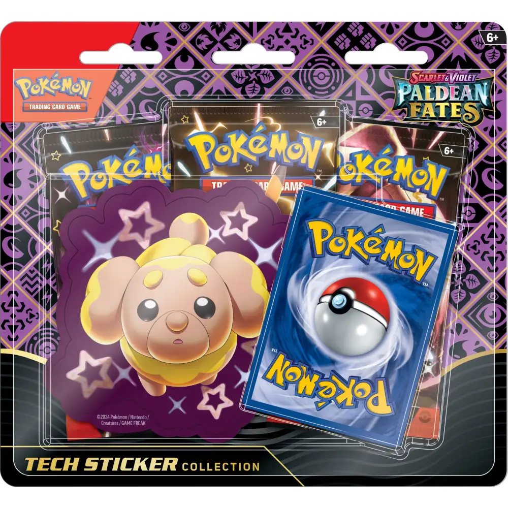 Pokémon TCG: Scarlet & Violet: Paldean Fates Tech Sticker Collection - Fidough