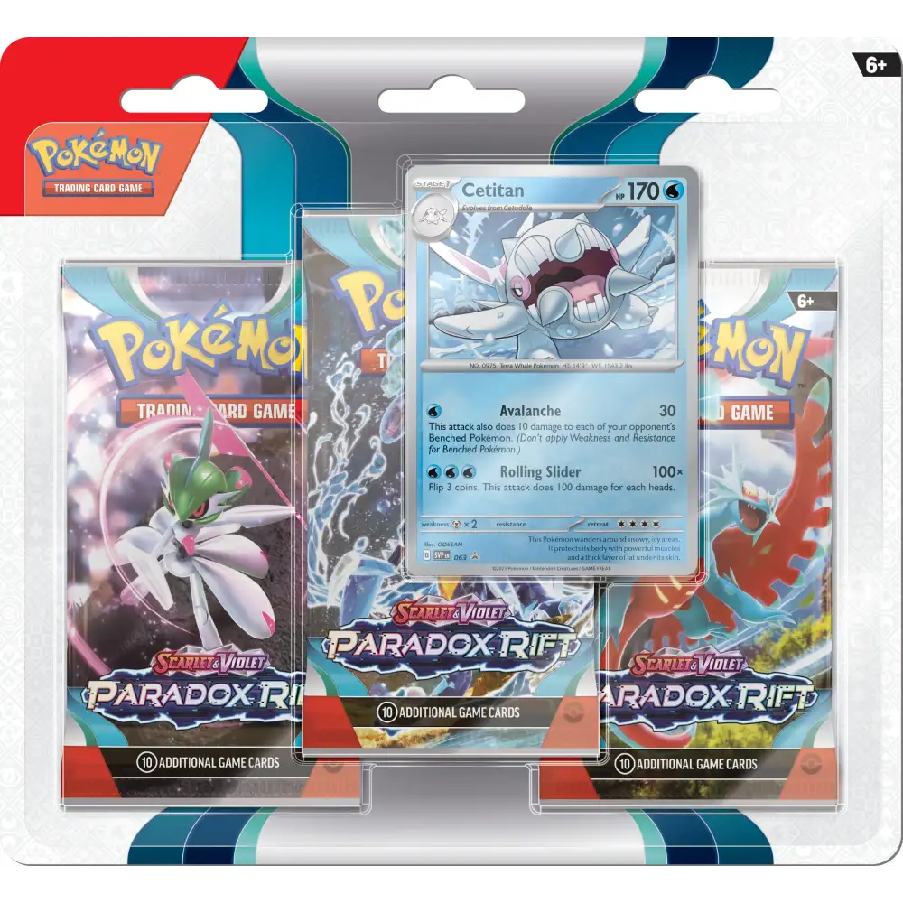 Pokémon TCG: Scarlet & Violet: Paradox Rift - 3-Pack