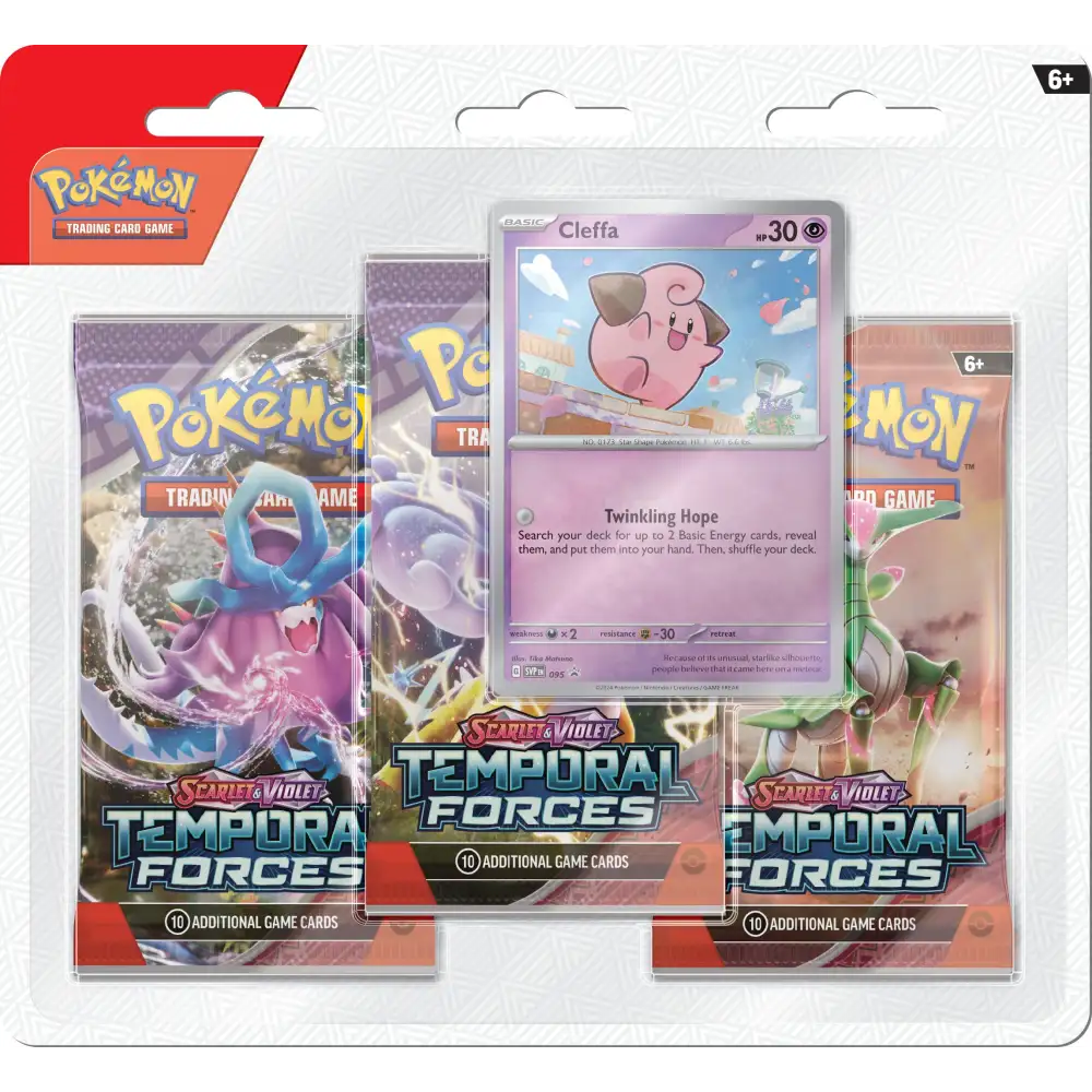 Pokémon TCG: Scarlet & Violet: Temporal Forces - 3-Pack