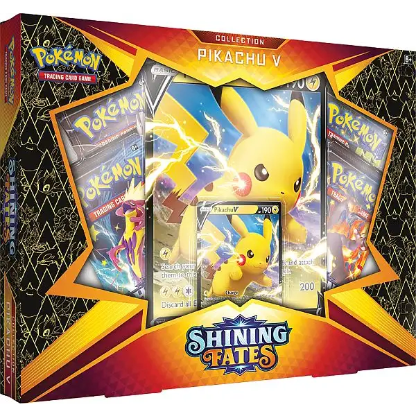 Pokémon TCG: Shining Fates V Box - Pikachu V Samlekort Pokémon 