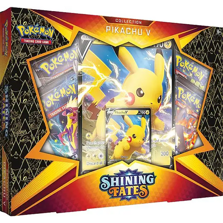 Pokémon TCG: Shining Fates V Box - Pikachu V Samlekort Pokémon 