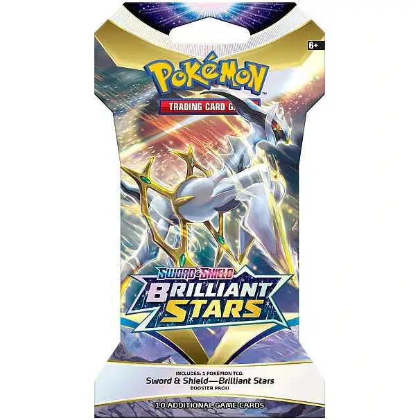 Pokémon TCG: Sword & Shield Brilliant Stars Sleeved Booster Pack Booster Pack Pokémon 
