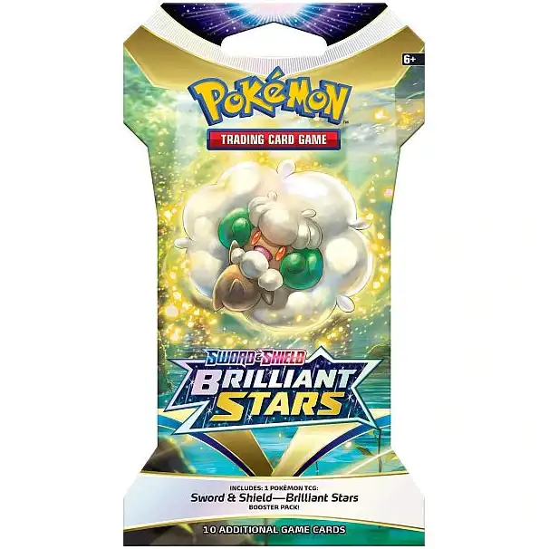 Pokémon TCG: Sword & Shield Brilliant Stars Sleeved Booster Pack Booster Pack Pokémon 