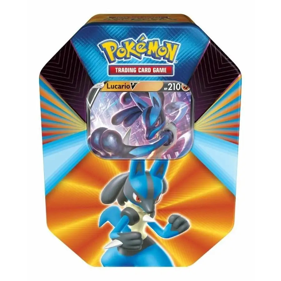 Pokémon TCG: V Forces Tin (flere varianter) Pokémon Tin Pokémon Lucario 